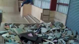 Rampfest - Pro bails into foam pit