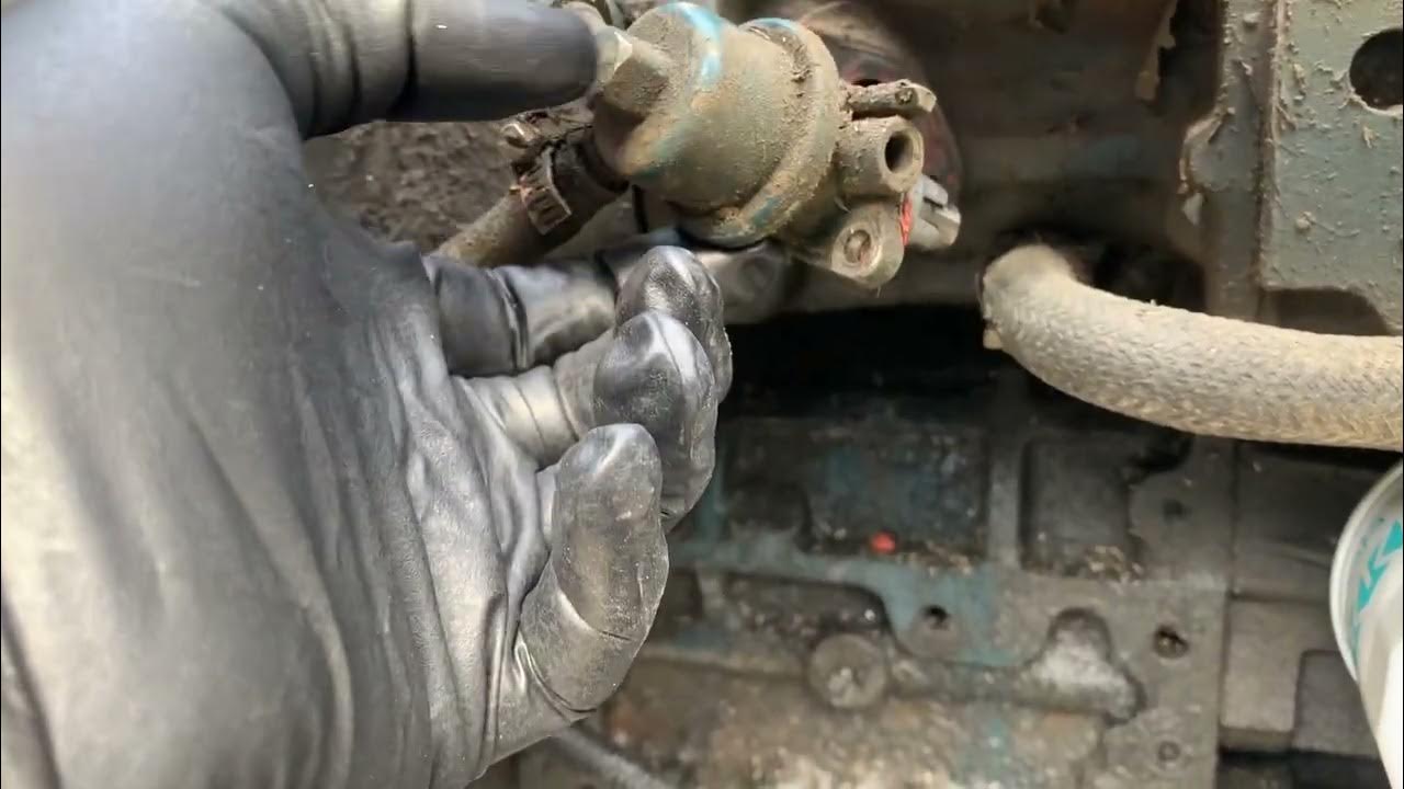 Kubota tractor Diesel in oil solved YouTube