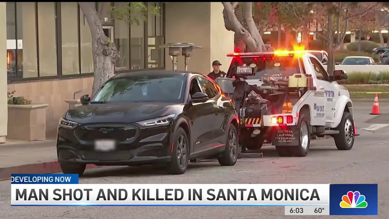 Man shot and killed in Santa Monica - YouTube