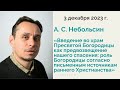 Беседа с А.С. Небольсиным 3 декабря 2023 года