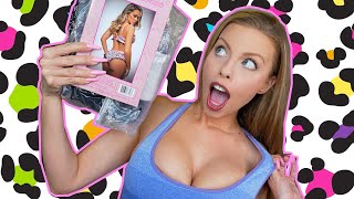 Curiosity Unleashed🔥 Wildly Hot Animal Print Lingerie Try On Haul!