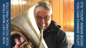 Expanding on Arban: Single Tongue PLUS Dynamic Shape. Euphonium, Trumpet, Baritone Horn, Cornet.