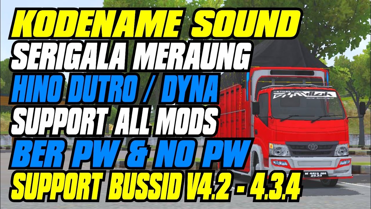 KODENAME SOUND SERIGALA REAL HINO DUTRO/DYNA || RAUNGAN YANG SANGAT DAHSYAT || 