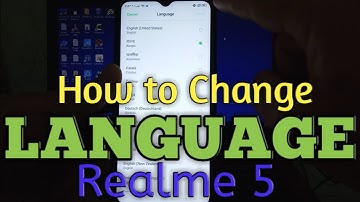 How to Change Language in Realme 5 | Realme 5 Tips and Tricks