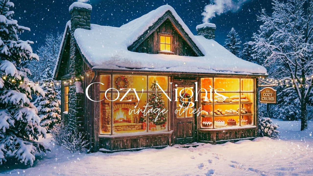 Christmas Oldies Collection 🎶 | Soft Vintage Holiday Music for Cozy Winter Nights from 1940s–1950s