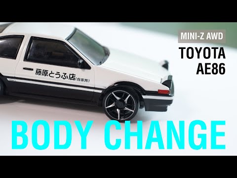 ミニッツ イニシャルD AE86 スプリンタートレノ ミニッツAWD トヨタ スプリンタートレノ AE86 イニシャルD
