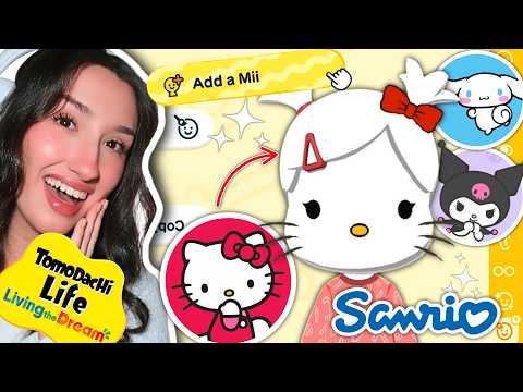 making the SANRIO characters in Tomodachi Life