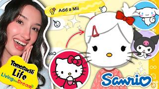 making the SANRIO characters in Tomodachi Life