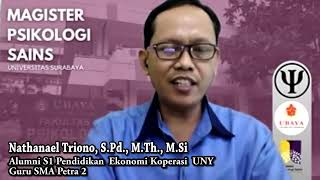 Testimoni Alumni Magister Psikologi Sains UBAYA dari kalangan Guru Petra