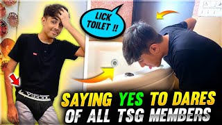 Boot Camp - Completing All Insane Dares Given By Tsg Army Members💥 | Licking Toilet😱