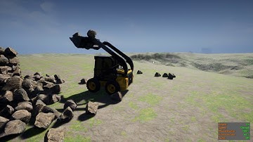 Physic based Excavator For Unreal Engine 4 (free demo)