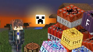 proviamo le nuovissime super TNT di Minecraft è succede