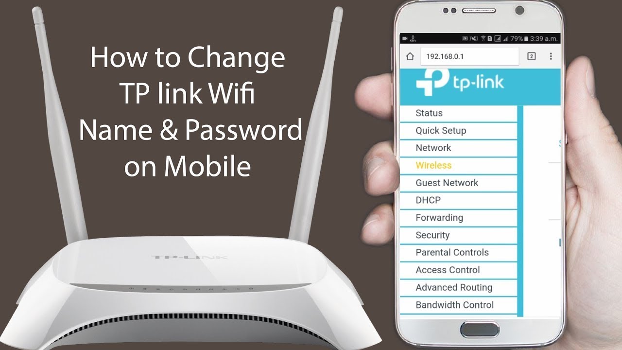 how-to-change-wifi-password-on-tp-link-router-full-tutorial-youtube
