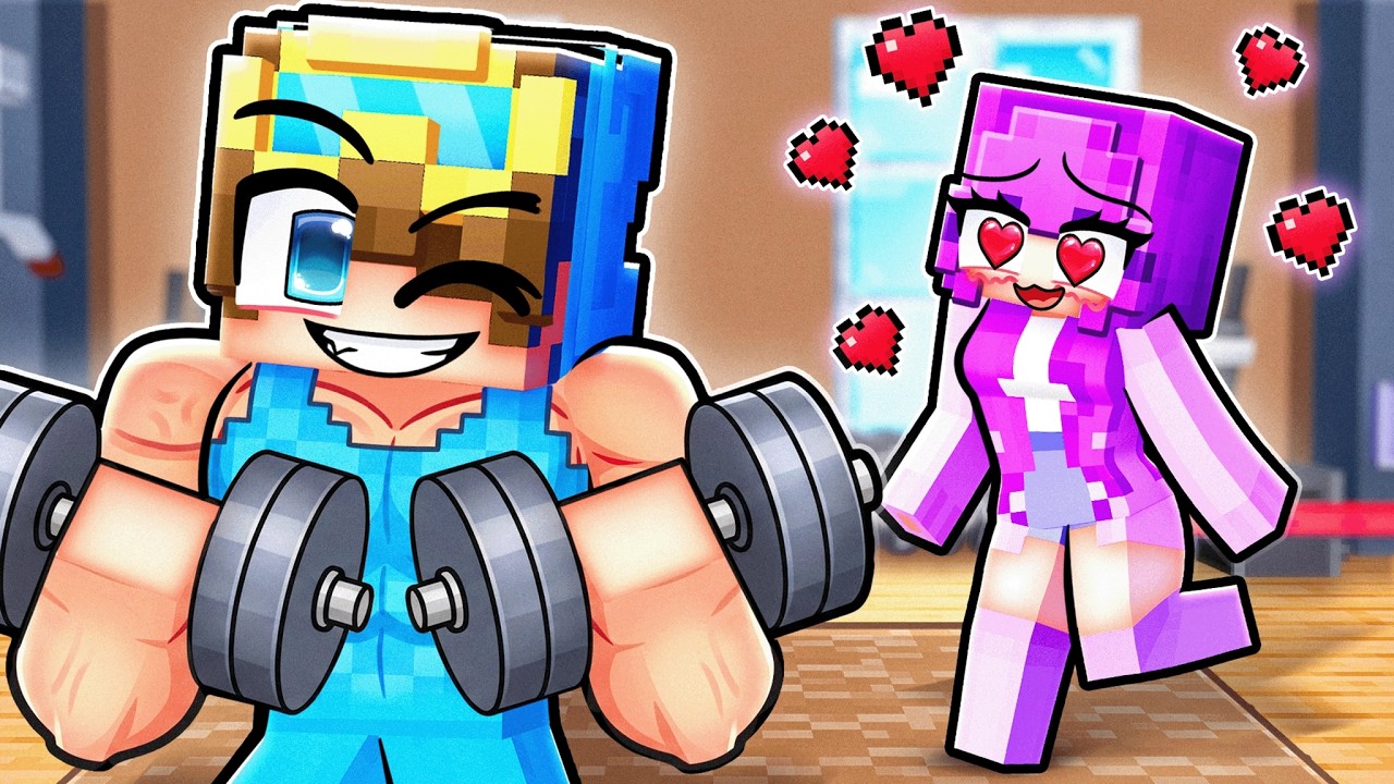 Bodybuilding to Rizz My Crush (Minecraft) - YouTube