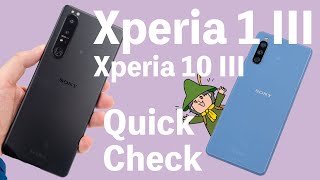 【実機レポ】Xperia 1 III & Xperia 10 III Quick Check