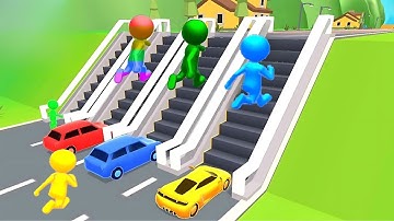 Shape shifting 🚗🚲🛶 All Levels Gameplay Walkthrough | Android & iOS | Max Level | Ep35