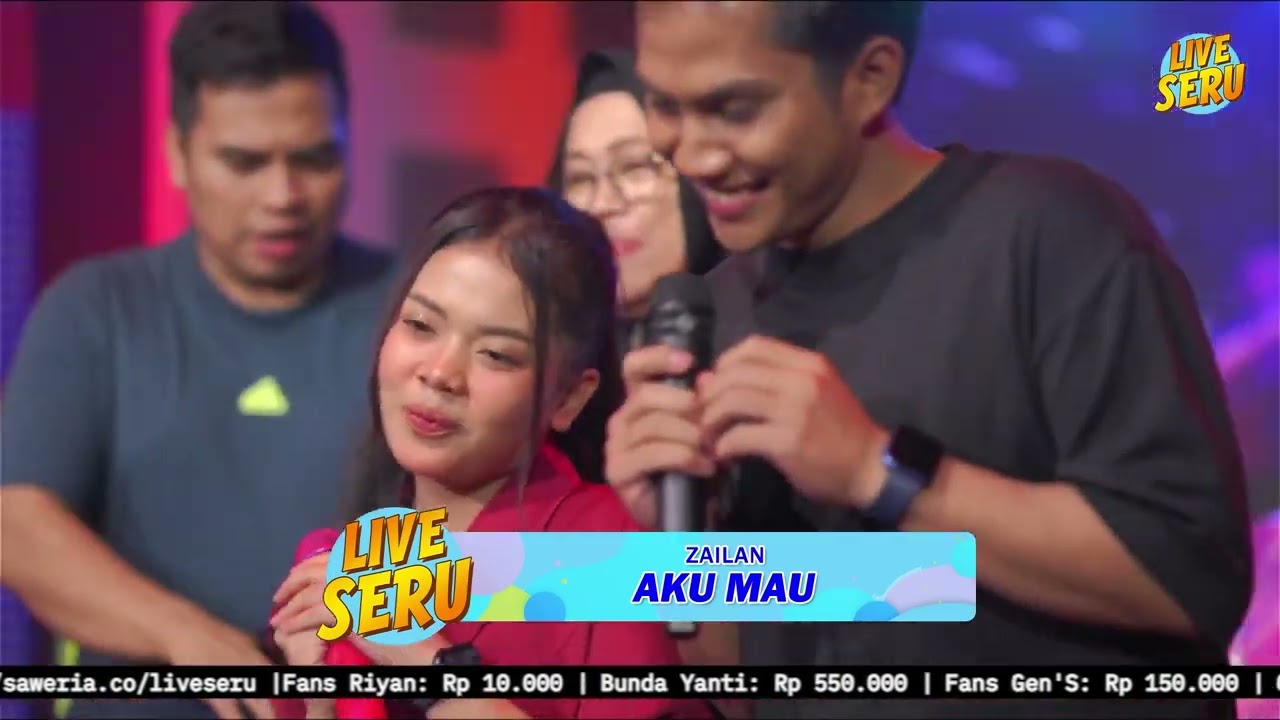 Zailan - Aku Mau | Live Seru 23 Juli 2024 