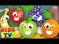 five little fruits | learn fruits | fruits song | nursery rhymes | kids songs