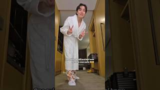 One quick practice and Hobi knew he had to wear pants 😅😅 #bts #jhope #hobi