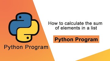 How to calculate the sum of elements in a list in Python