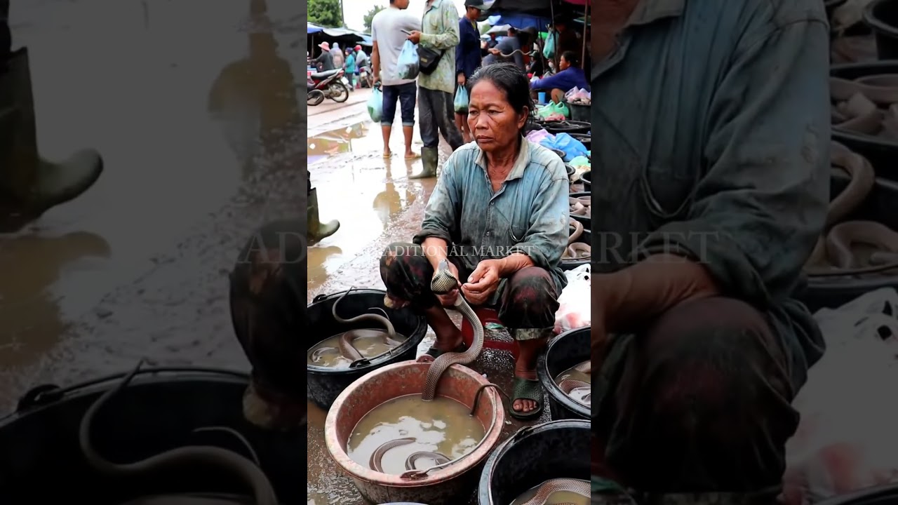 A Glimpse into Street Market Life: Young Women Selling at the Market