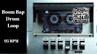 95 BPM Hip Hop Drum Loop | WAV One-Shots, Loop & MIDI