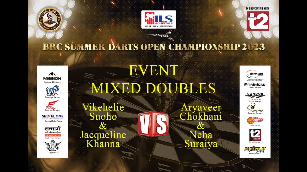 Mixed Doubles Final Match of BRC Summer Darts Open 2023 - YouTube