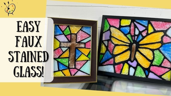STAINED GLASS Using illustration board and cellophanes. - YouTube stained-glass-using-illustration-board-and-cellophanes-youtube