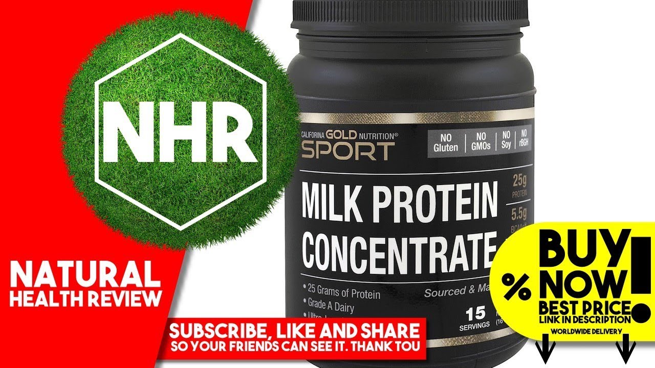 California Gold Nutrition, Milk Protein Concentrate, 85% Milk Protein, Ultra Low Lactose, 16 oz 454