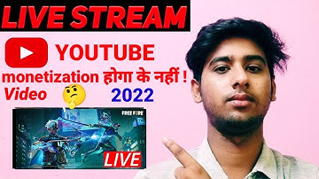 YouTube live streaming me monetization kaise enable Kare / YouTube live stream kaise kare & counting