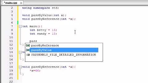 Buckys C++ Programming Tutorials - 39 - Pass by Reference with Pointers