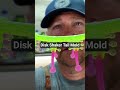 Disk Shaker Tail Mold for fishing and bait making #fish #fishing #fishingtips #crappie #bass