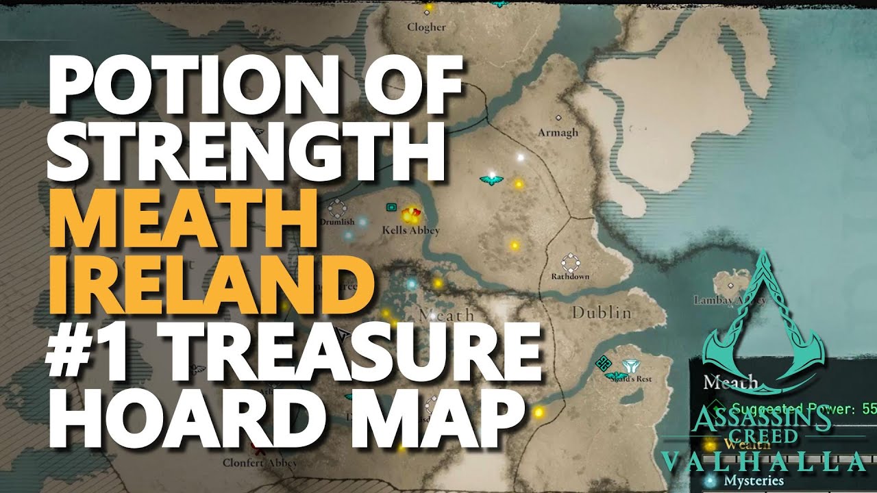 Potion Of Strength Ac Valhalla Treasure Hoard Map Youtube