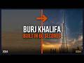 Burj Khalifa Built in 60 Seconds | World's Tallest Skyscraper Construction