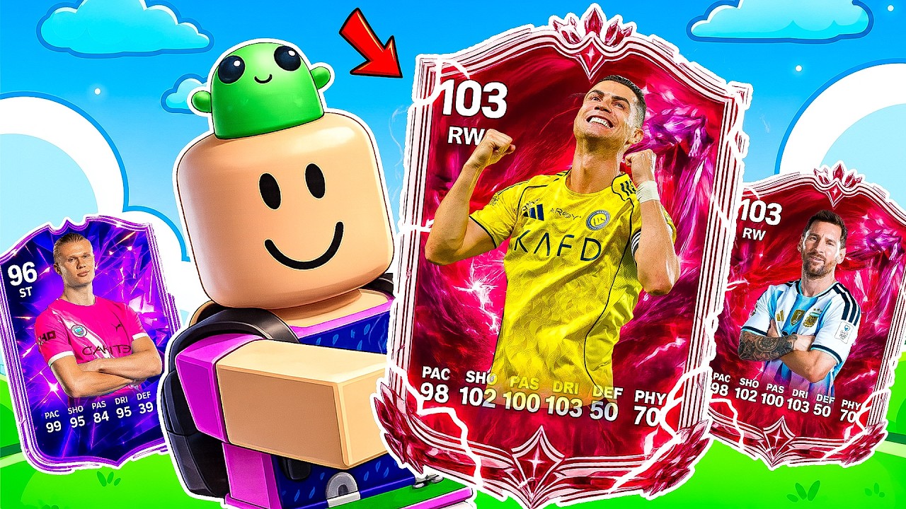 Got the RAREST CARD in SPIN A SOCCER CARD Roblox!