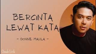 Bercinta Lewat Kata - Donne Maula (Cover by Roni Ramadhan) | Lirik Lagu