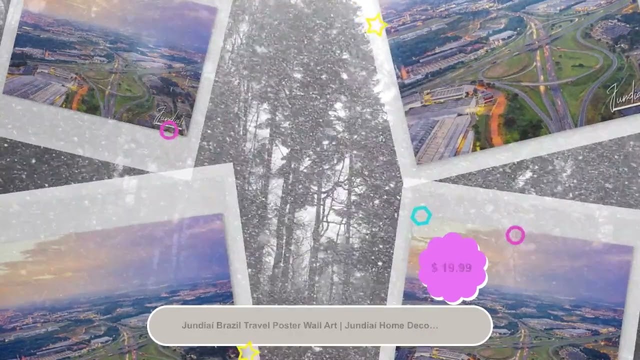 Jundiaí Brazil Travel Poster Wall Art | Jundiaí Home Decor | Jundiaí Bandeirantes Highway Print H...