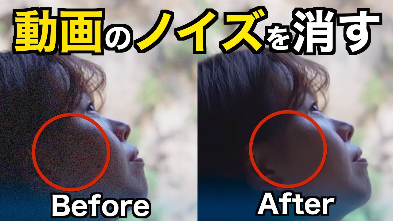It can be removed] How to remove noise from video by editing
