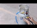 Making a Portable Air Sandblaster using Gas Bottle | Very Powerful