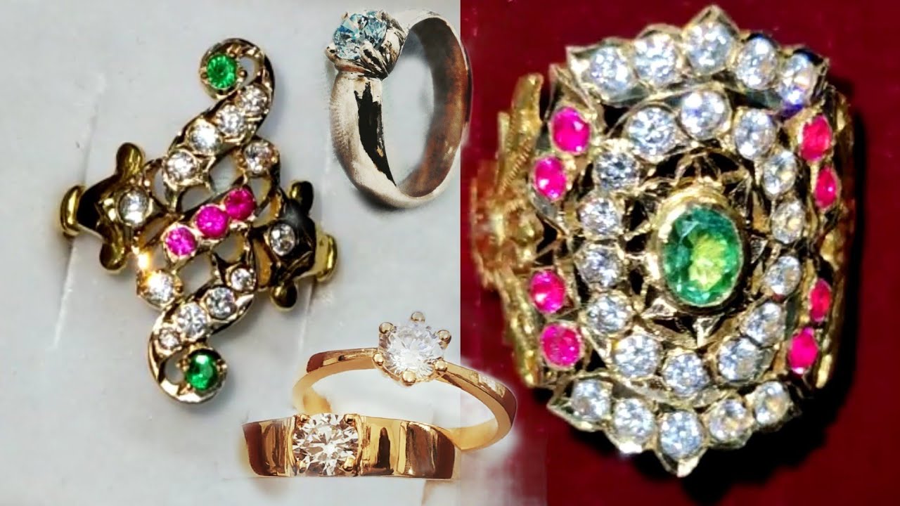 finger rings #kanaka durga jewelry works # ATT telugu - YouTube