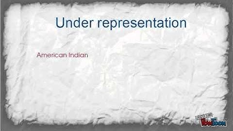 Disporportionate Representation