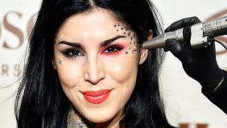 Removing KAT VON D'S Face Tattoos