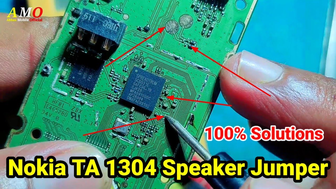 Nokia TA 1304 Speaker Jumper Solution || Nokia Mobile Speaker Jumper ...