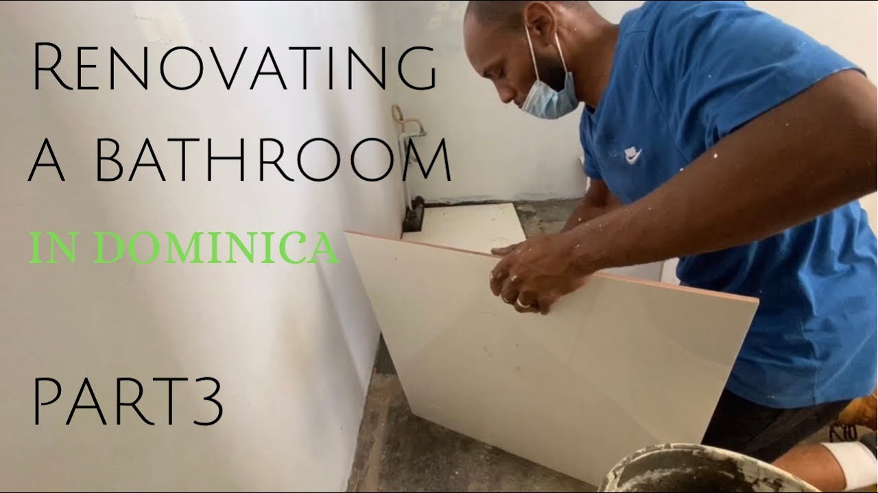 Undercoating the bathroom Part 3 YouTube