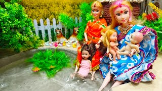 My Little Pari Part-204 || ডোডো ও রাই সোনা প্রথম পুকুরে স্নান করলো || Putuler Golpo