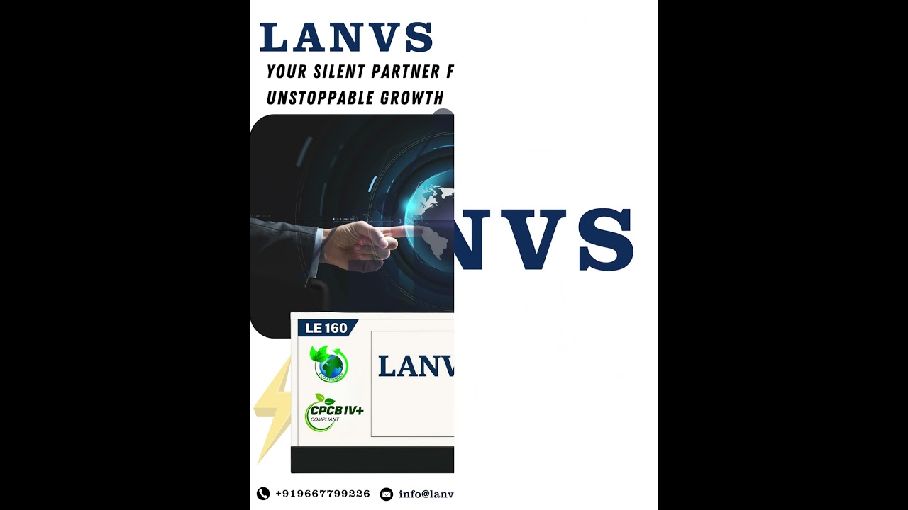Lanvs India Genset Driving Growth with Silent Power🌐⚡