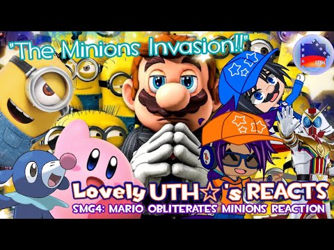 SMG4: Mario Obliterates Minions Reaction || LovelyUTH☆'s Reacts ("The Minions Invasion!!")