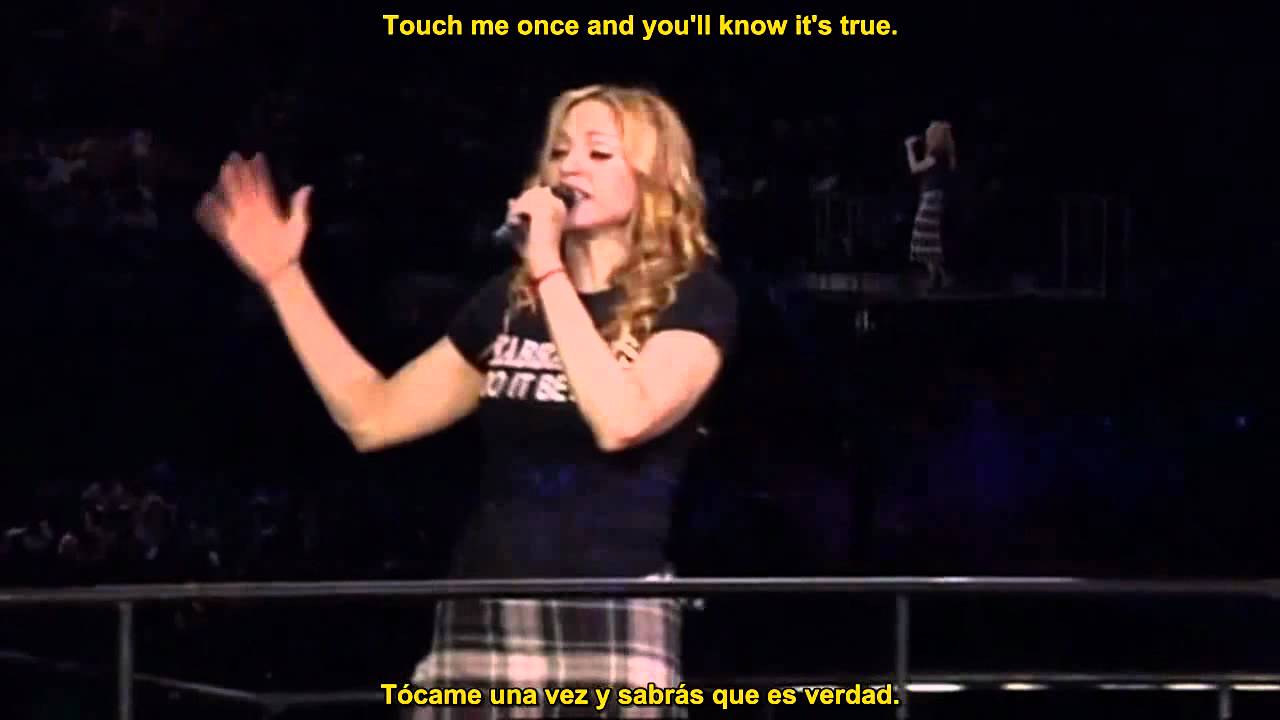 Madonna Crazy For You Live Reinvention Tour Subtitles English Spanish Youtube