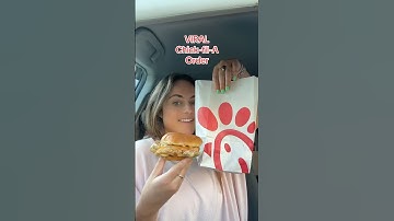 Another VIRAL Chick-fil-A Order ❤️🍗🍞🥑🧡#chickfila #chickfilahacks #chickfilahack #chickfilaislife