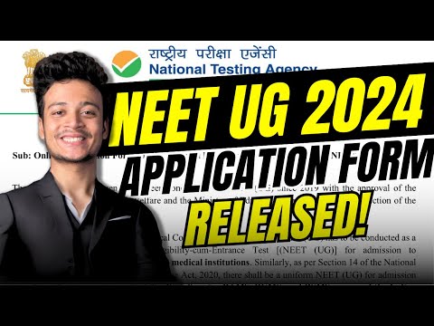 NEET UG 2024 Application Form Released ! Latest Update NEET 2024